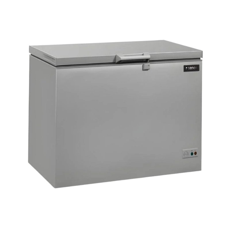 Senox CF-6650 Blok Kapaklı Sandık Tipi 650 Litre Derin  Dondurucu - İnox
